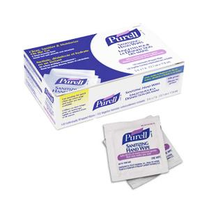 Lingettes assainissantes pour les mains Purell Gojo - Couches et