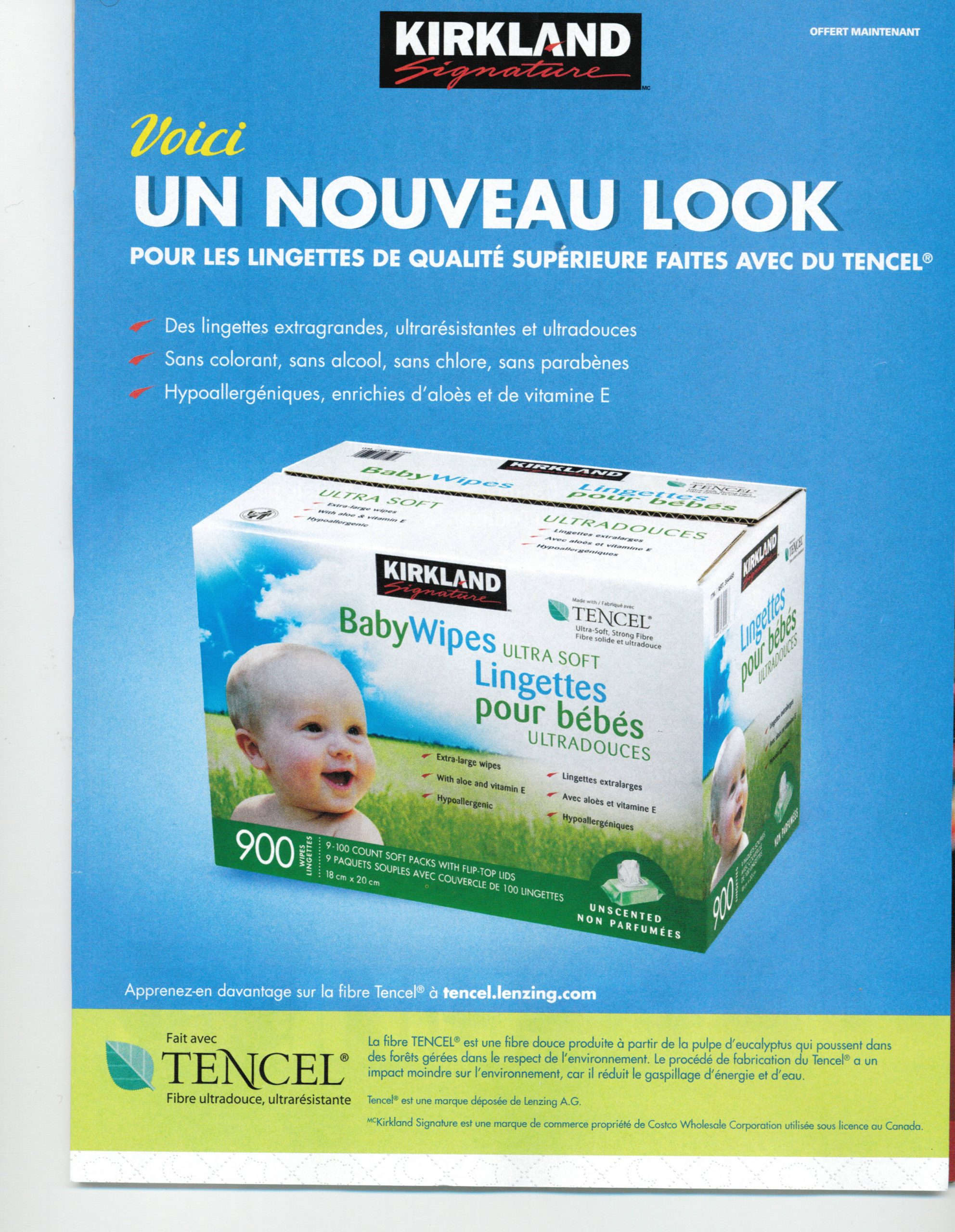 Kirkland Signature lingettes pour bébé - Couches et Lingettes, Lingettes,  Lingettes essuie-mains, Soins et hygiène corporelle - Sani-Montréal