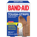 Pansements Tough Strips, boîte de 15 finger care, formats assortis