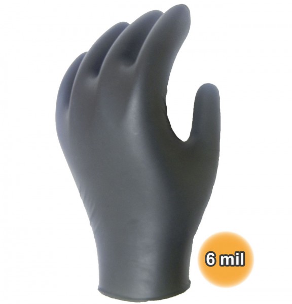 Sentron gants d'examen en Nitrile Noir (NOUVEAU) Sans poudre